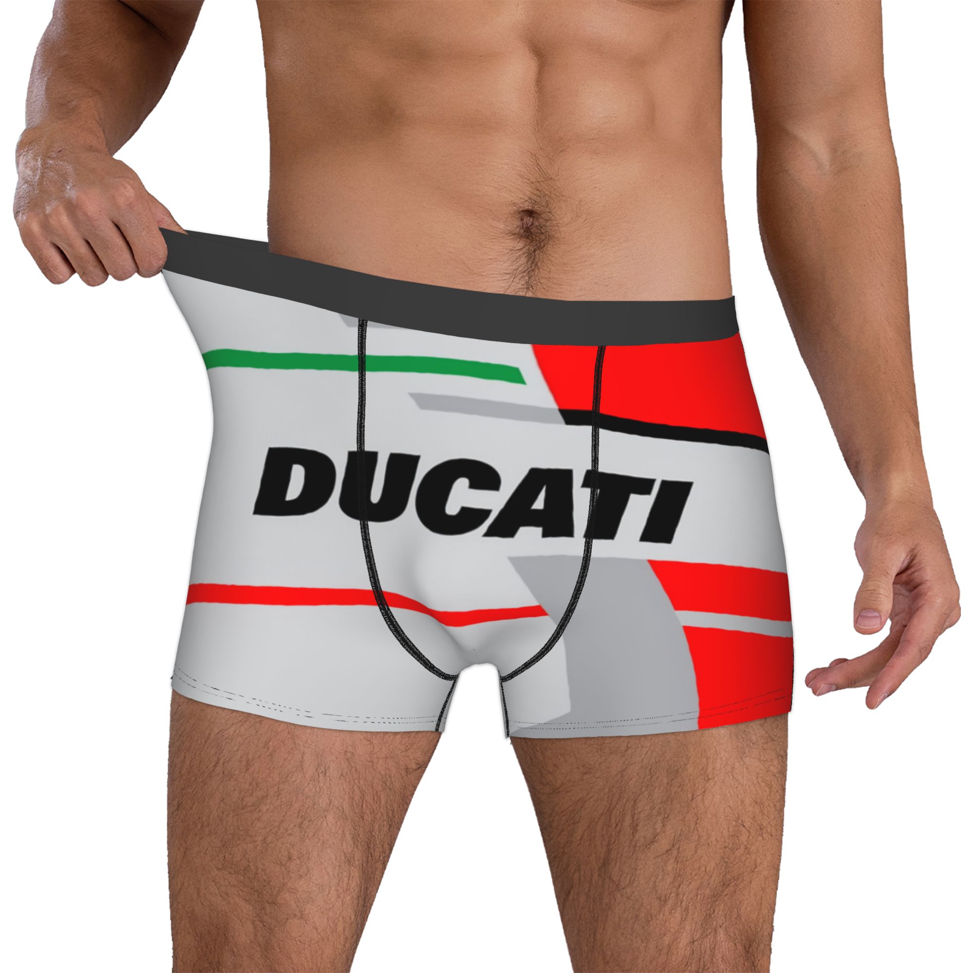 Boxer Shorts Modal - Ducatis Motorcycle Underwear Male Printed Boxer