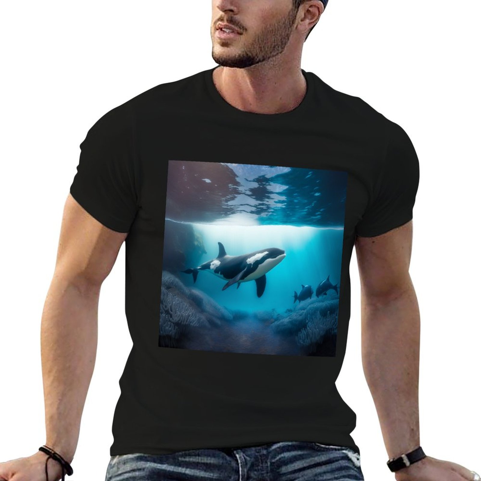 Under Sea Orca T-Shirt Minimal - огляд і ціна Undershirt Crew Neck