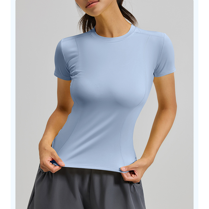 Women Slim Fit Yoga T-Shirt Qu - огляд і ціна T Shirt Tight Fit