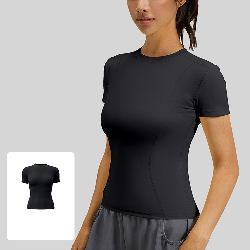 Women Slim Fit Yoga T-Shirt Qu - огляд і ціна T Shirt Tight Fit