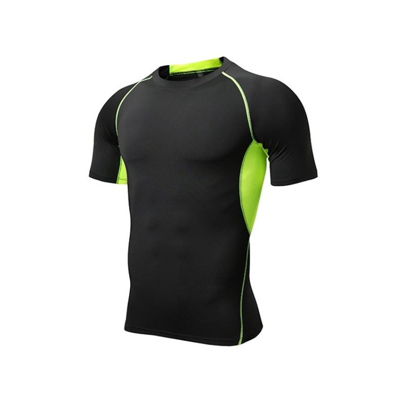 Men's Quick Dry Round Neck Swi - огляд і ціна T Shirt Tight Fit