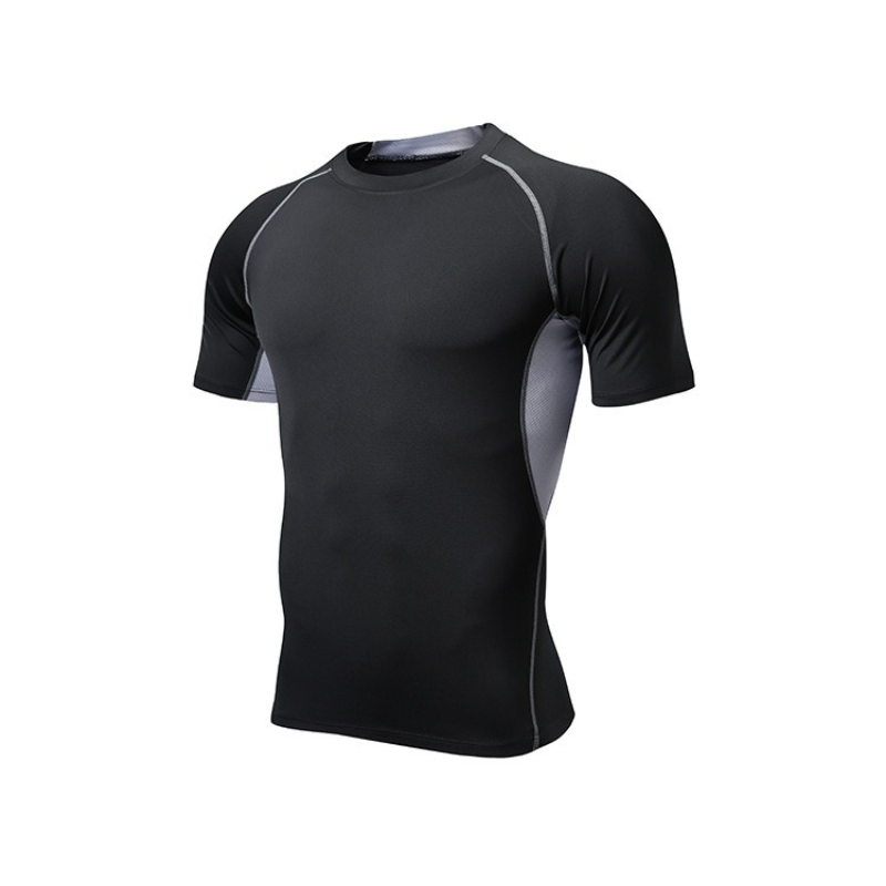 Men's Quick Dry Round Neck Swi - огляд і ціна T Shirt Tight Fit