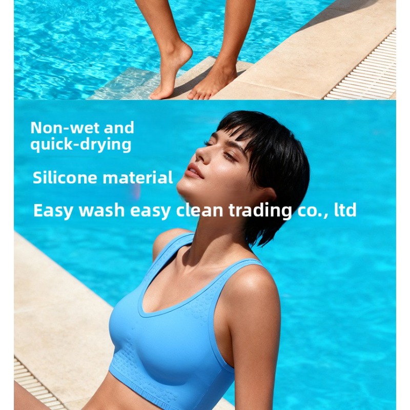 Silicone Women Swim Bikini Set - огляд і ціна Quick Dry Underwear