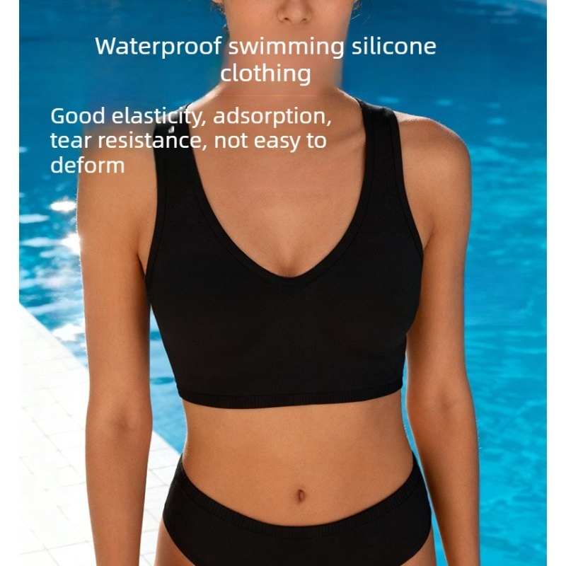Silicone Women Swim Bikini Set - огляд і ціна Quick Dry Underwear