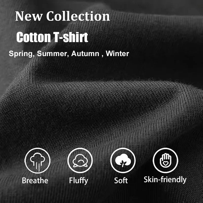 Black 450g Heavyweight Cotton  - огляд і ціна Undershirt Crew Neck