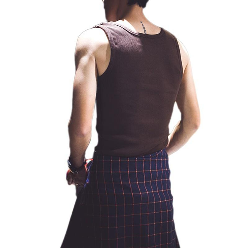 Men Sports Vest Sleeveless Squ - огляд і ціна Sleeveless Undershirt