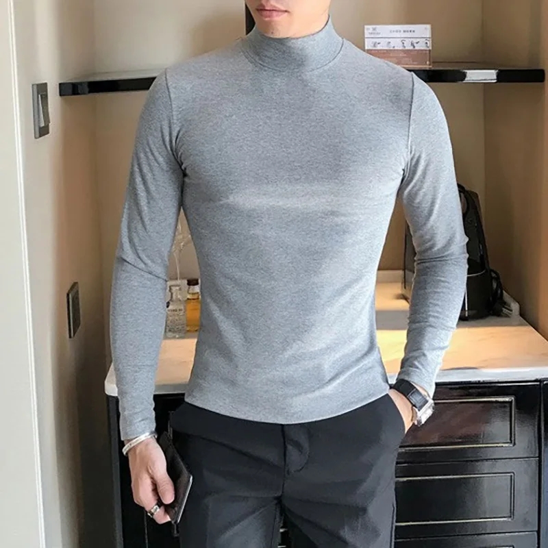 2025 Autumn Winter Men's High  - огляд і ціна T Shirt Tight Fit