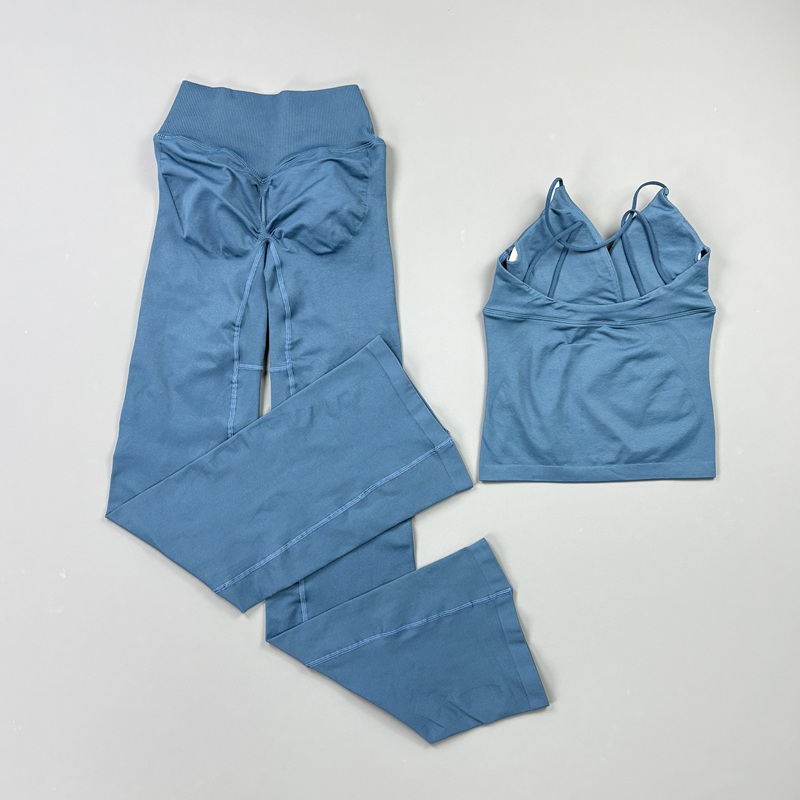 2Pcs Women Seamless Yoga Worko - огляд і ціна Suspender Tank Top