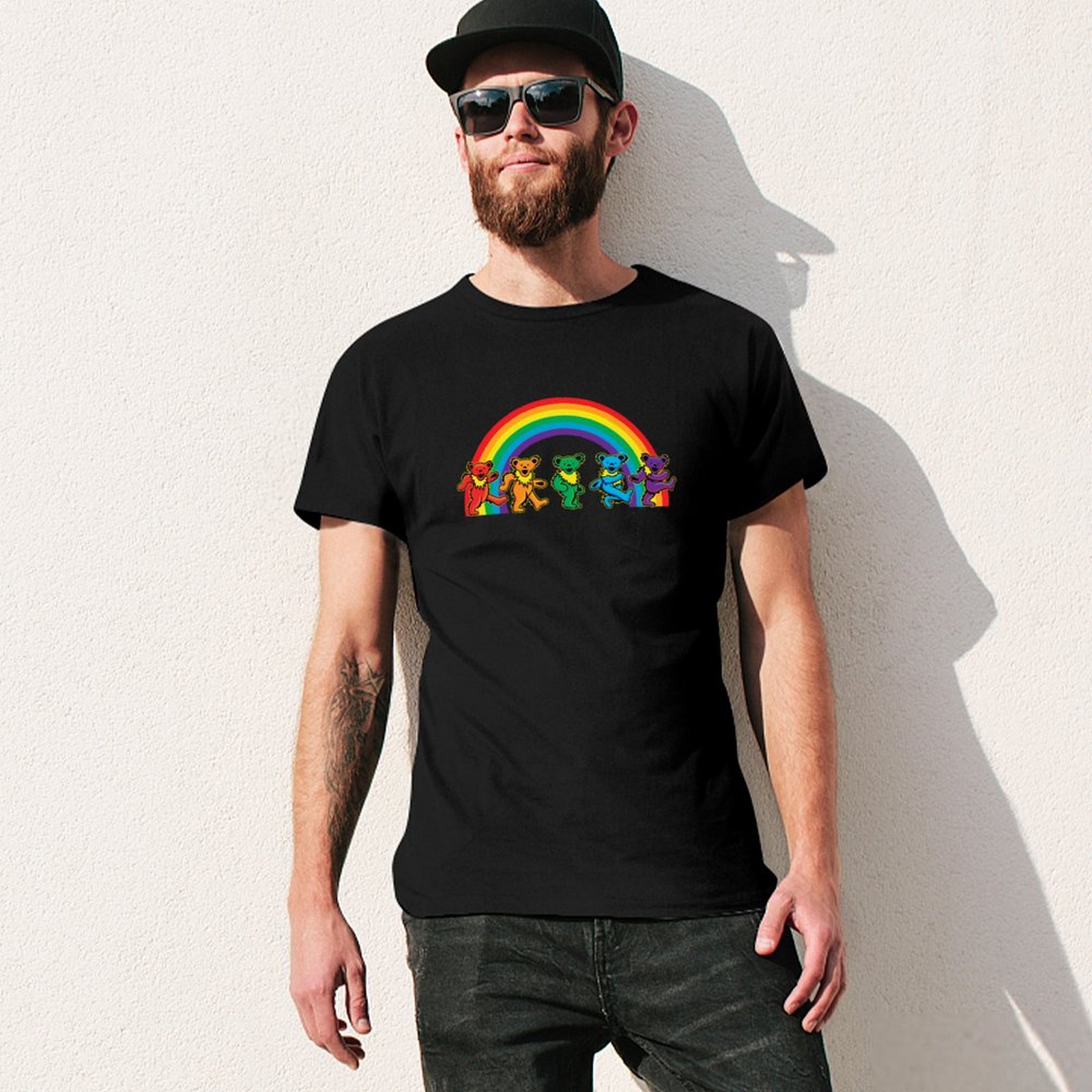 Walking bears under the rainbo - огляд і ціна Undershirt Crew Neck